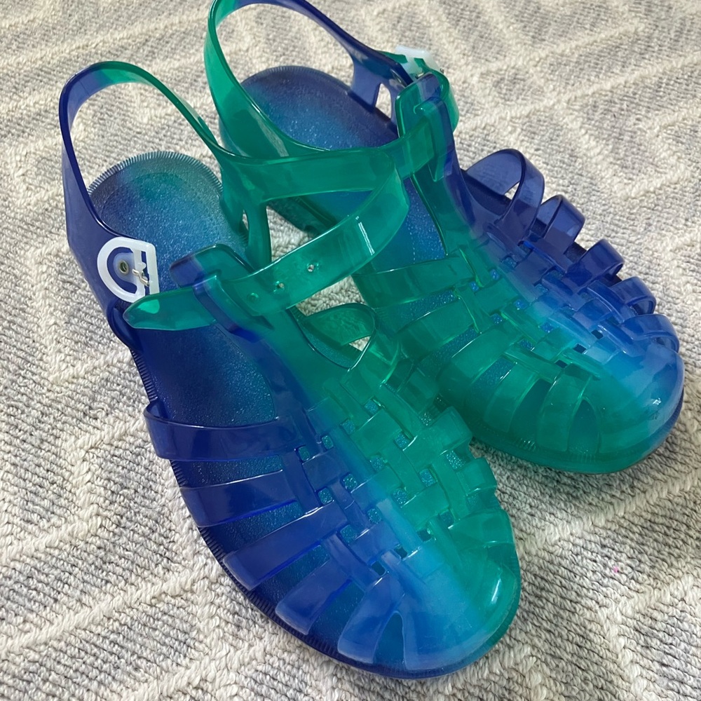 Carel blue ombre fisherman jelly sandal